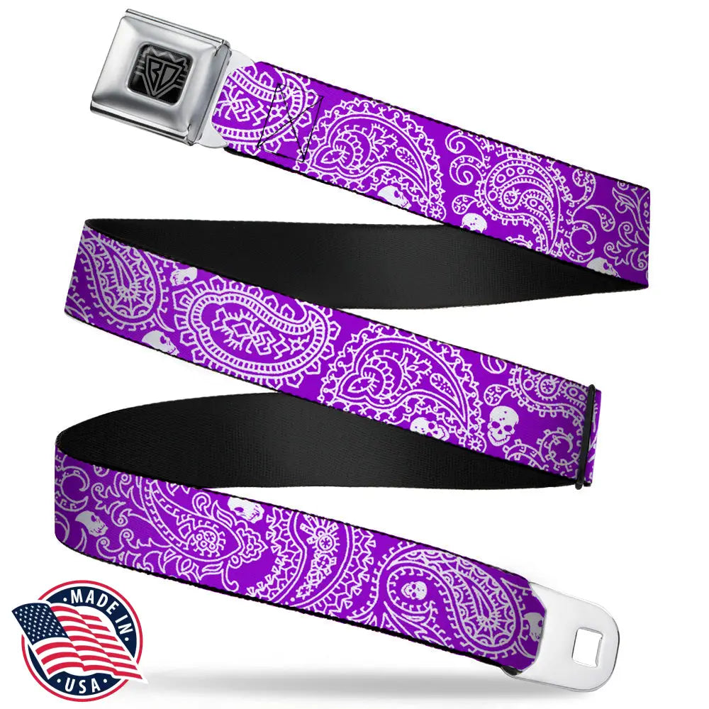 Bandana - Purple Seatbelt Belts