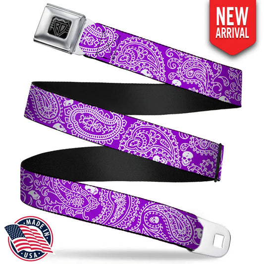 Bandana - Purple Seatbelt Belts