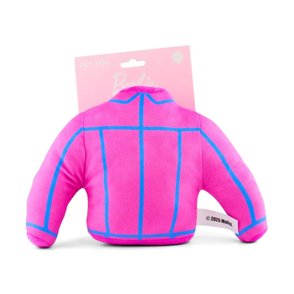 Barbie Jacket - Pink - Dog Toy Squeaky Plush