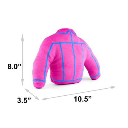 Barbie Jacket - Pink - Dog Toy Squeaky Plush