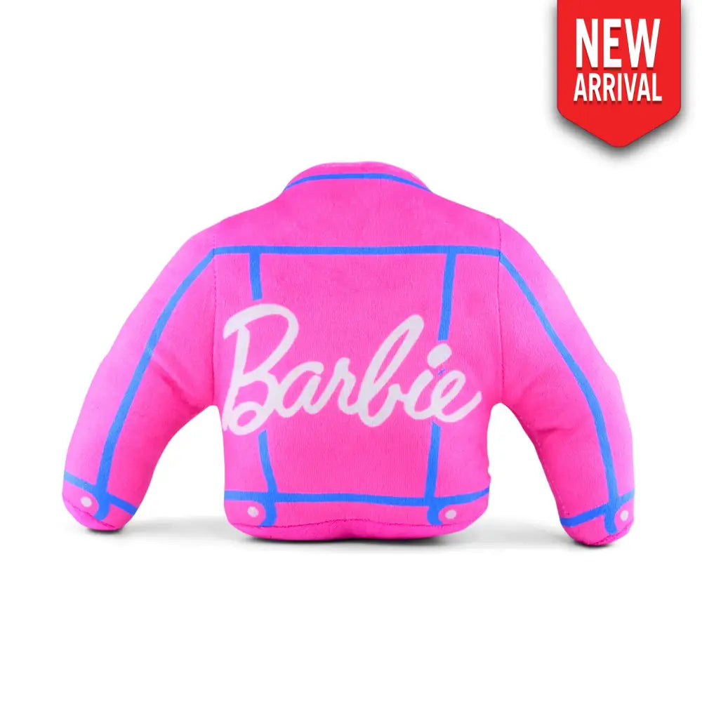 Barbie Jacket - Pink - Dog Toy Squeaky Plush