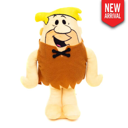 Dog Toy Squeaker Plush - Cocoa Pebbles The Flintstones Barney Rubble Full Body Pose Dog Toy Squeaky Plush