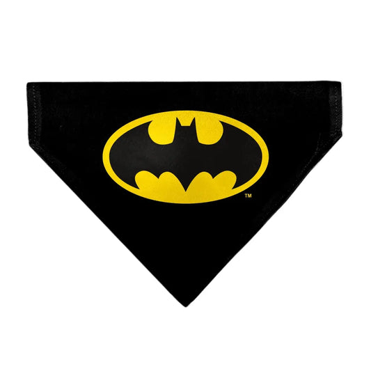 Pet Bandana - Batman Shield Logo Black/Yellow - Pet Bandanas