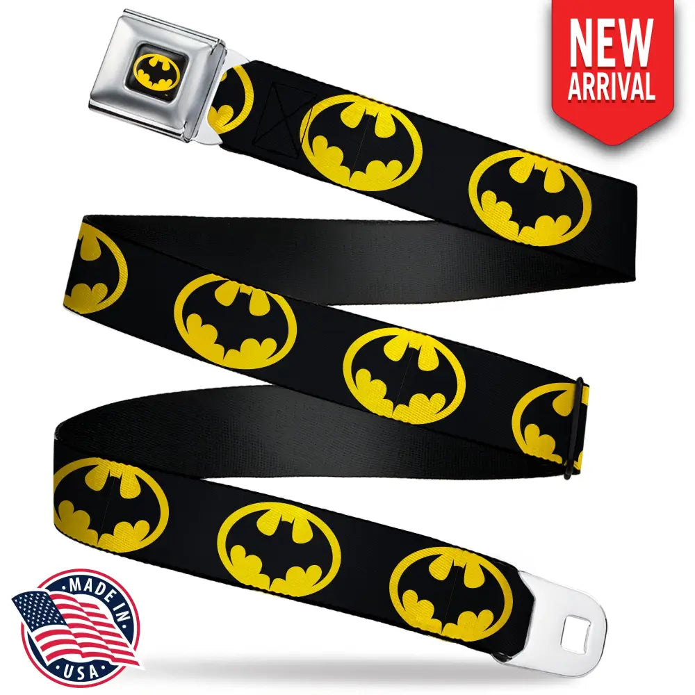Batman - Yellow Seatbelt Belts