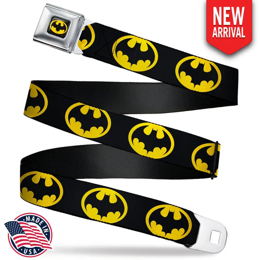 Batman - Yellow Seatbelt Belts