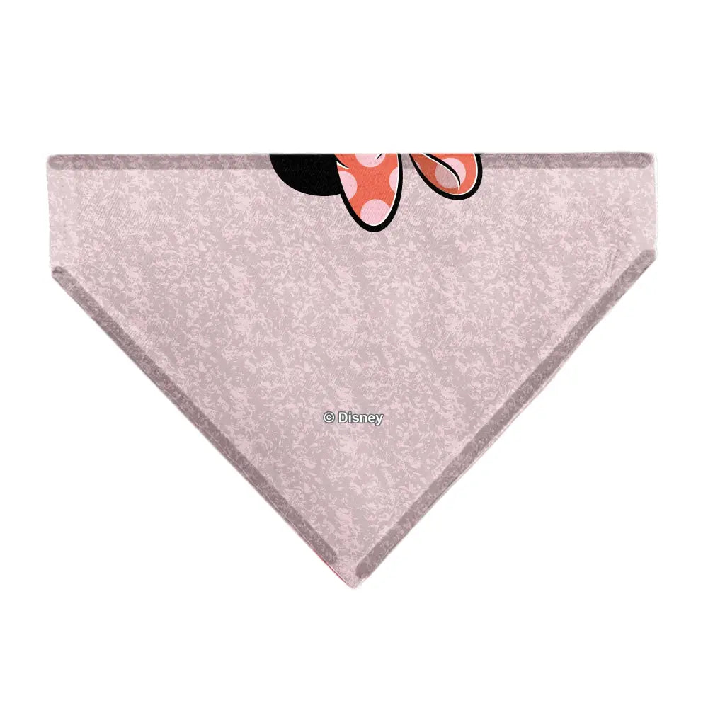 Pet Bandana - Minnie Mouse BE KIND Peace Pose Pinks Pet Bandanas