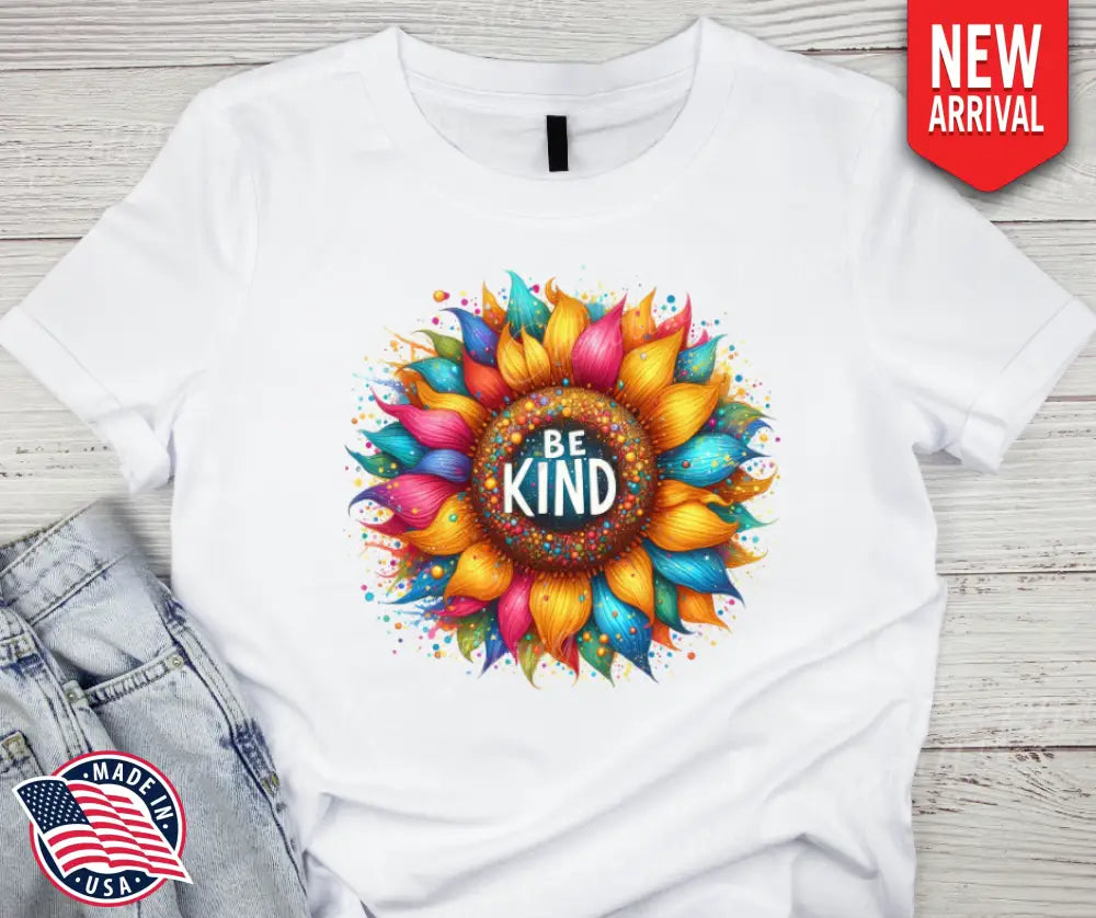Be Kind – White Small / Short Shirt