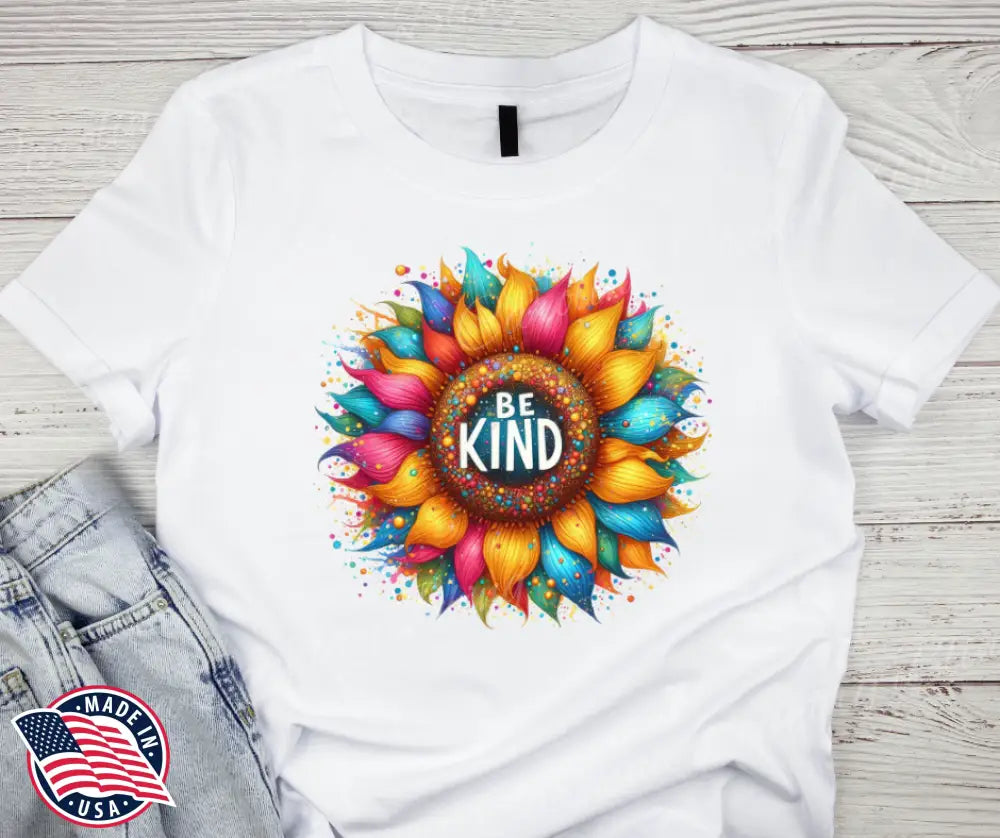 Be Kind – White Small / Short Shirt