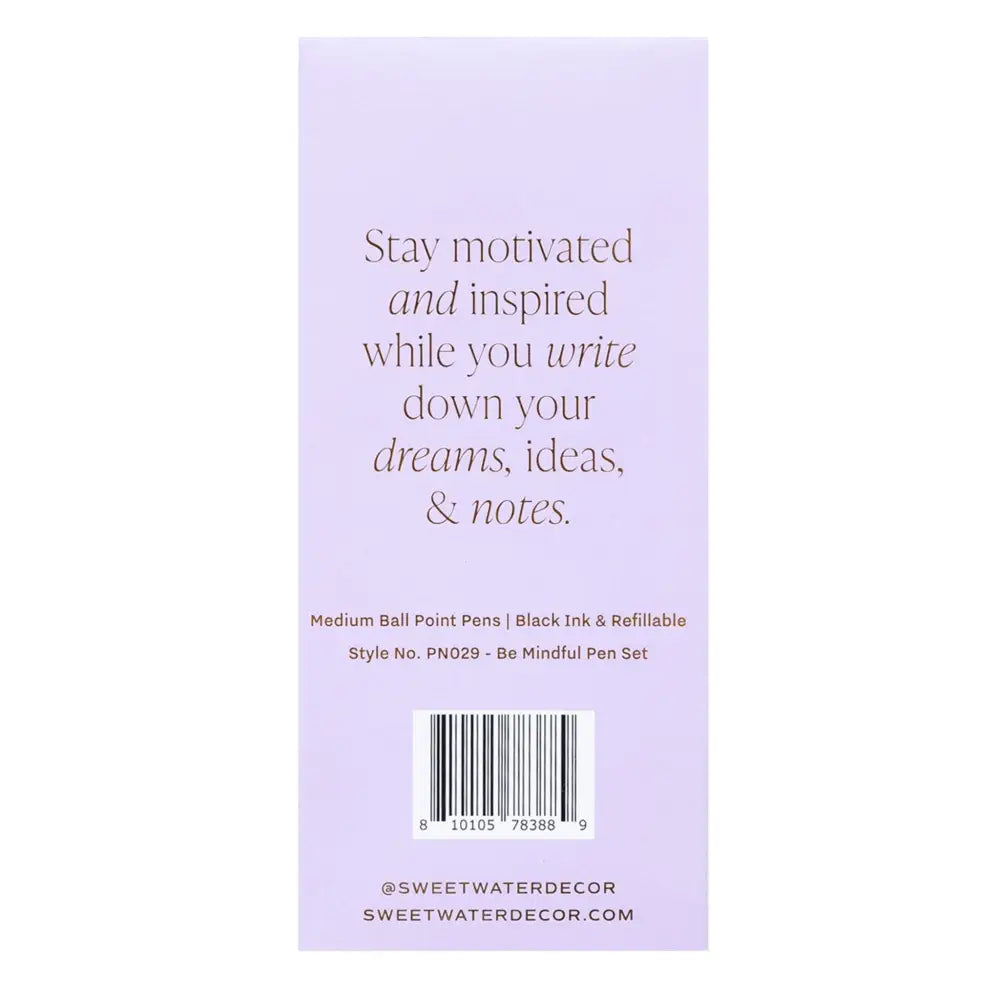 Be Mindful Pen Set - Pens