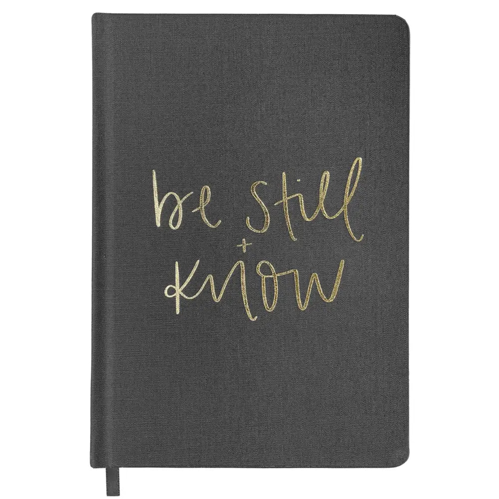 Be Still and Know Fabric Journal Notebooks