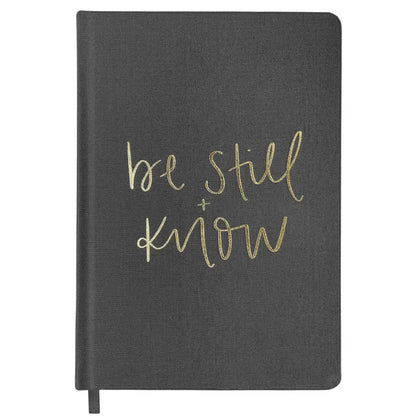 Be Still and Know Fabric Journal Notebooks