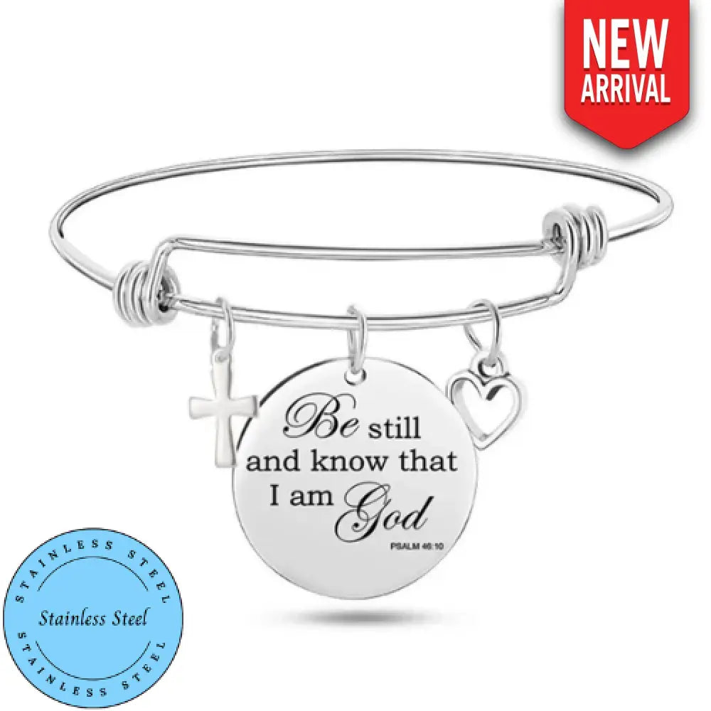 Be Still and Know – Silver - Bracelet