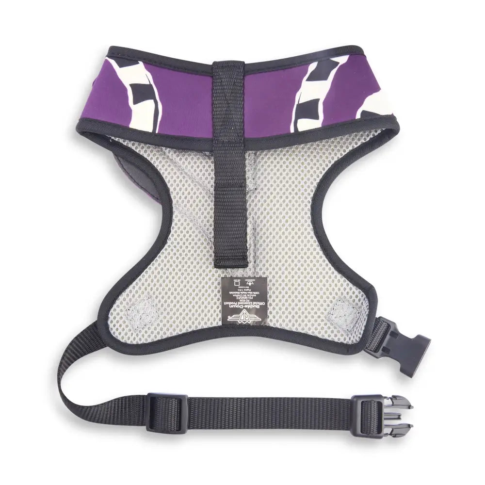 Pet Harness - Beetlejuice Purple with Sandworm Applique - Pet Harnesses