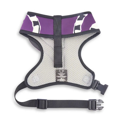 Pet Harness - Beetlejuice Purple with Sandworm Applique - Pet Harnesses