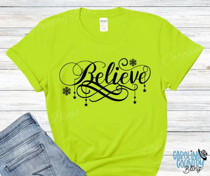 Believe – Multi Small / Green Shirt