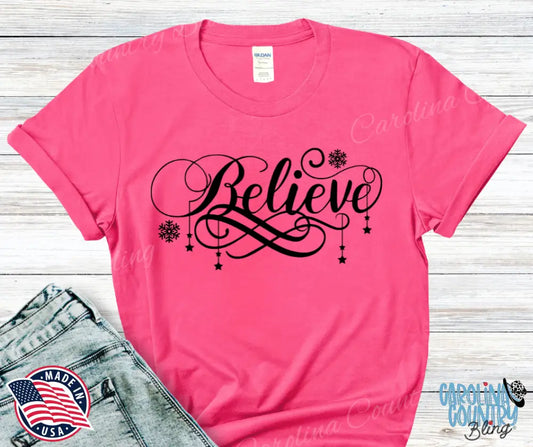 Believe – Multi Small / Pink Shirt