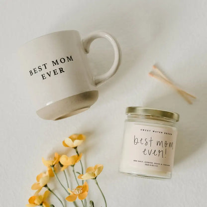 Best Mom Ever! Soy Candle - Clear Jar - 9 oz (Spa Day) Candles