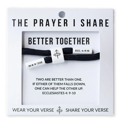 Better Together Ecclesiastes 4: 9-10