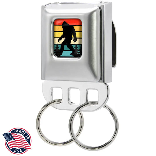 Keyholder - Big Foot Forest Silhouette Full Color Multi Color/Black Key Holders