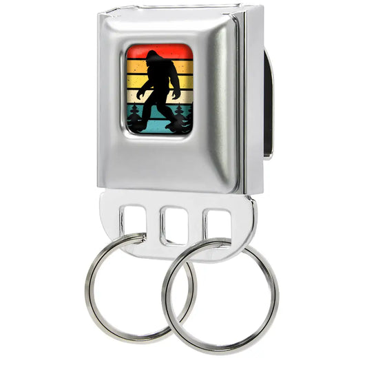 Keyholder - Big Foot Forest Silhouette Full Color Multi Color/Black Key Holders