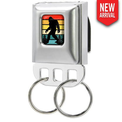 Keyholder - Big Foot Forest Silhouette Full Color Multi Color/Black Key Holders