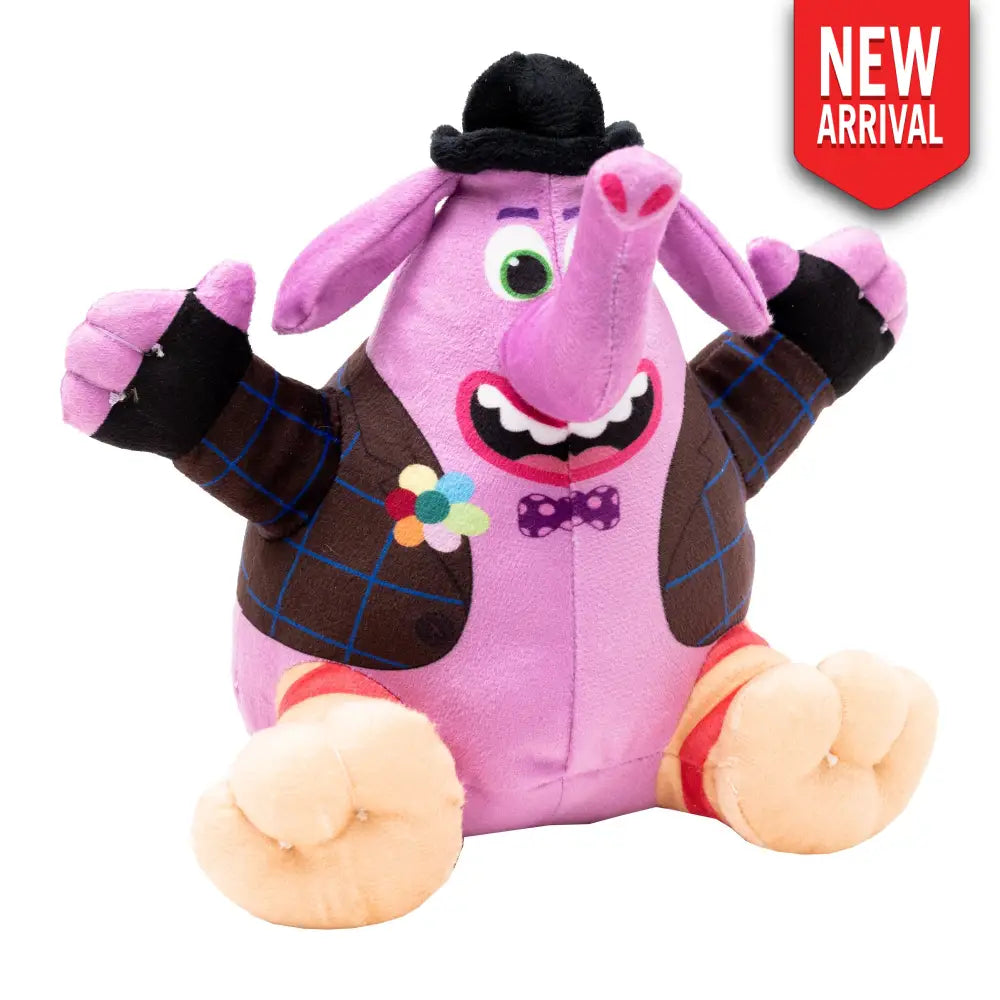 Dog Toy Squeaker Plush - Pixar Inside Out Bing Bong Full Body Pose Dog Toy Squeaky Plush