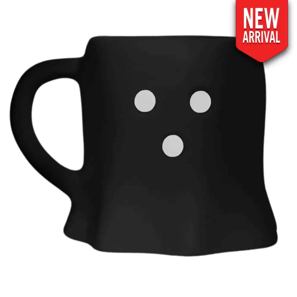 Black Ghost 12 oz Figural Coffee Mug - Coffee Mugs