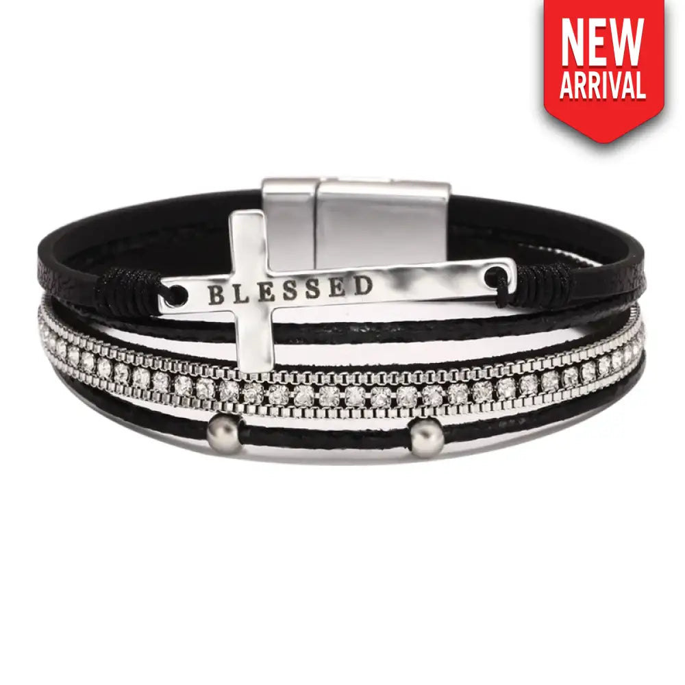 Blessed – Black Bracelet