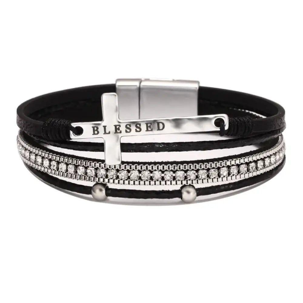 Blessed – Black Bracelet