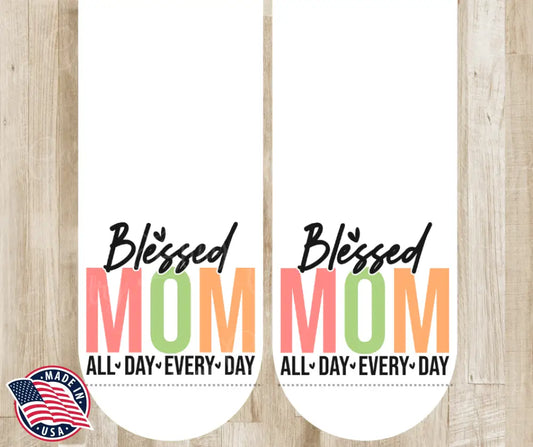 Blessed Mom – Multi Socks