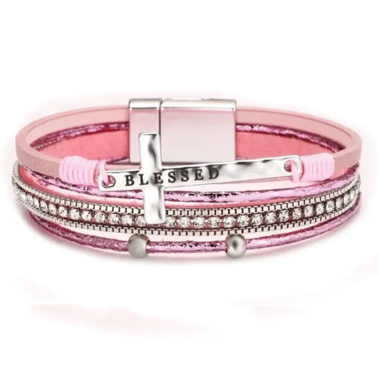 Blessed – Pink Bracelet