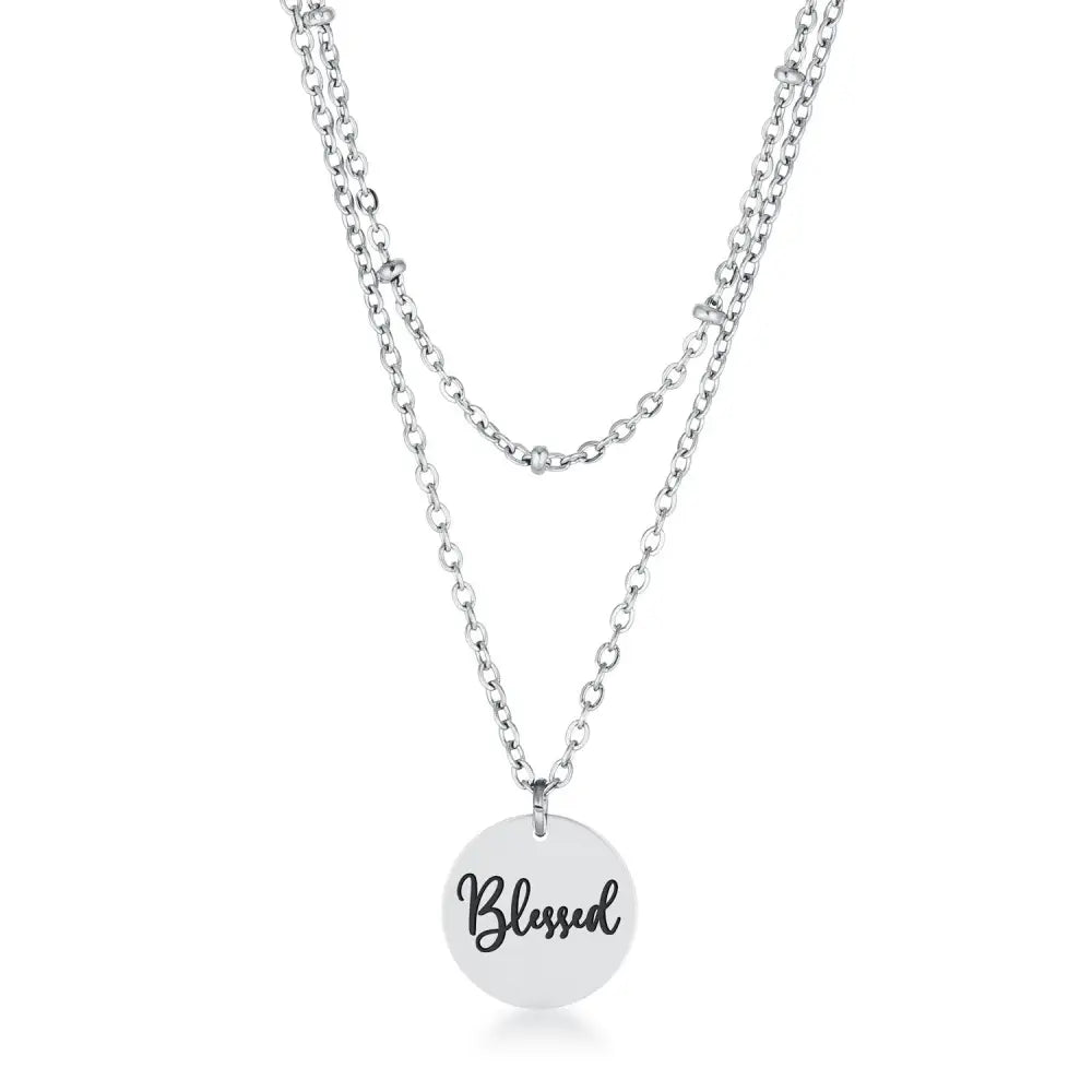 Blessed - Silver - Necklaces