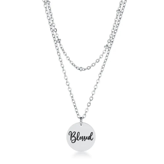 Blessed - Silver - Necklaces