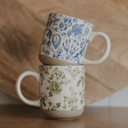 Blue Delft 14 oz Stoneware Coffee Mug Coffee Mugs