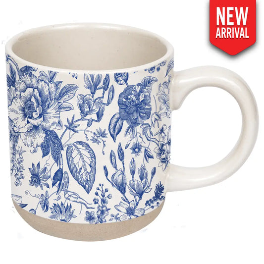 Blue Delft 14 oz Stoneware Coffee Mug Coffee Mugs