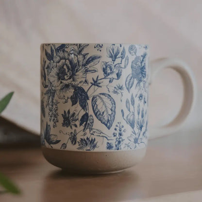Blue Delft 14 oz Stoneware Coffee Mug Coffee Mugs