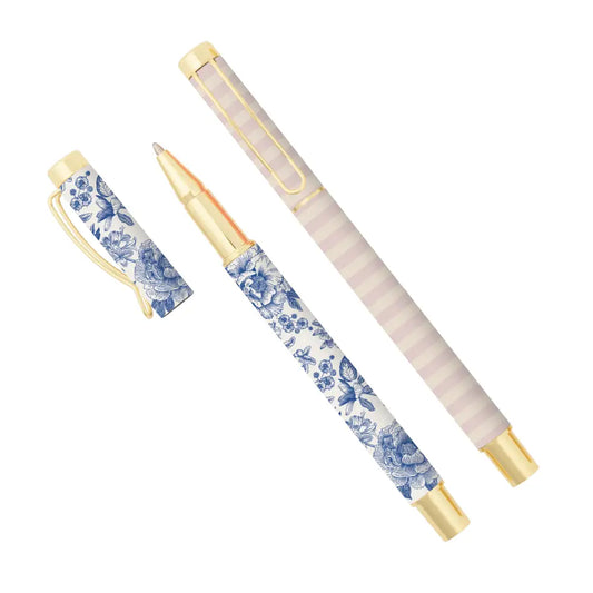 Blue Delft Pen Set - Pens