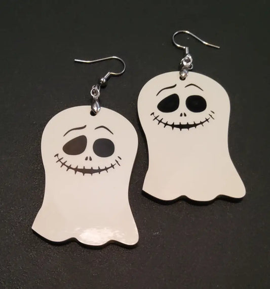 Boo - White Earrings