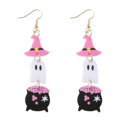 Boo Spell – Pink Earrings