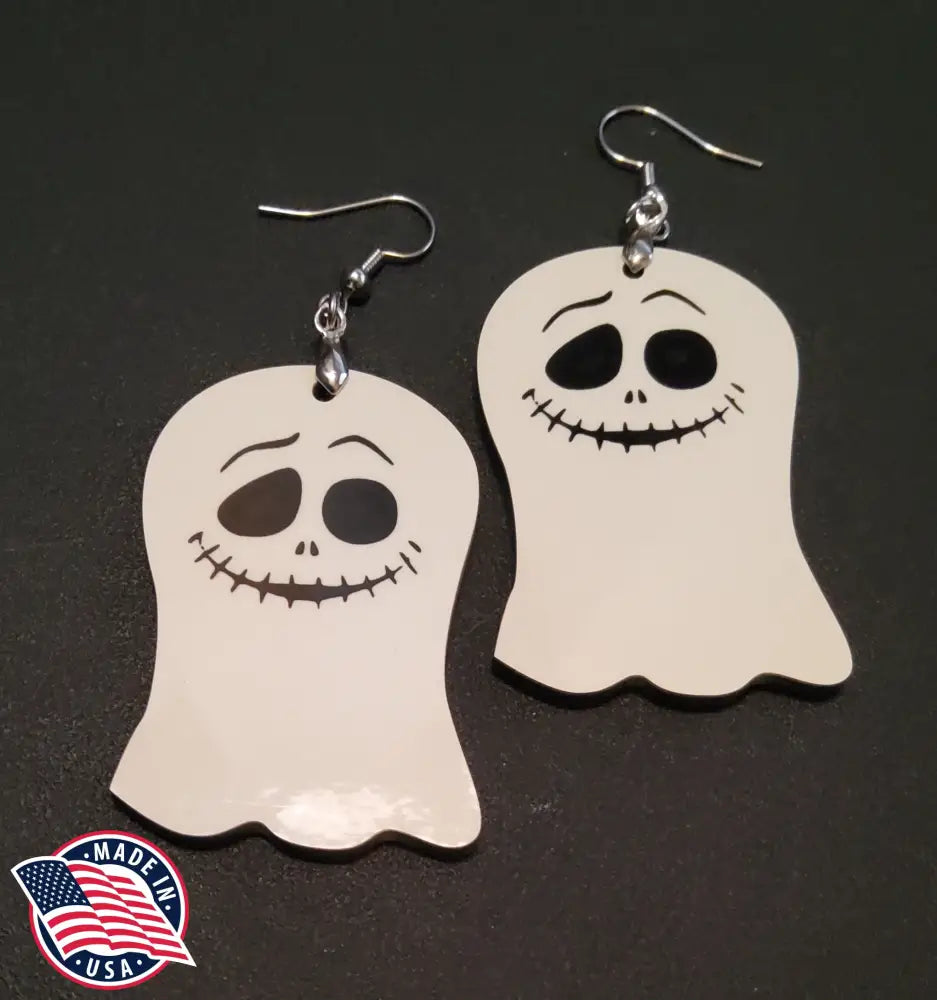 Boo - White Earrings