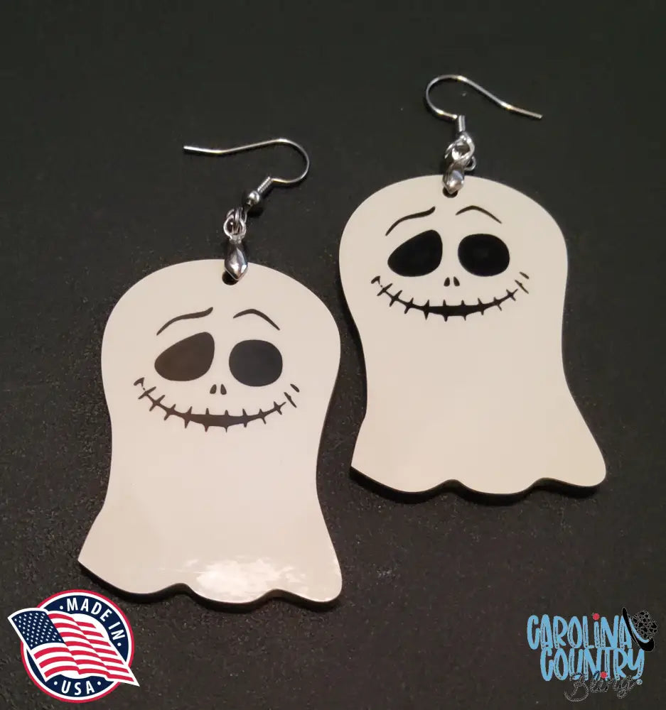 Boo - White Earrings