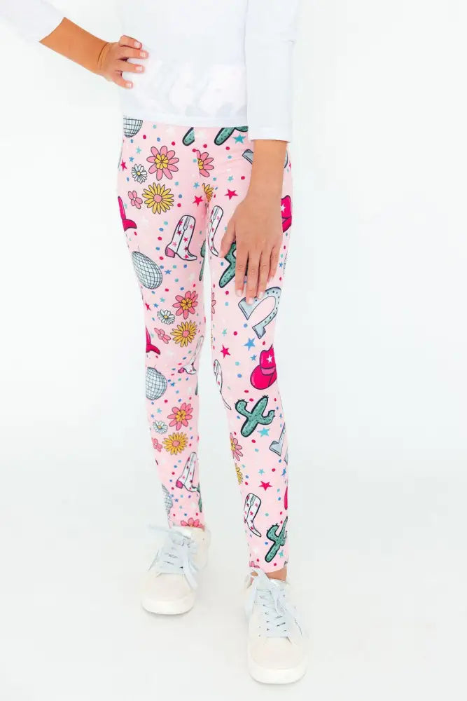 Boots & Bling Leggings - Leggings