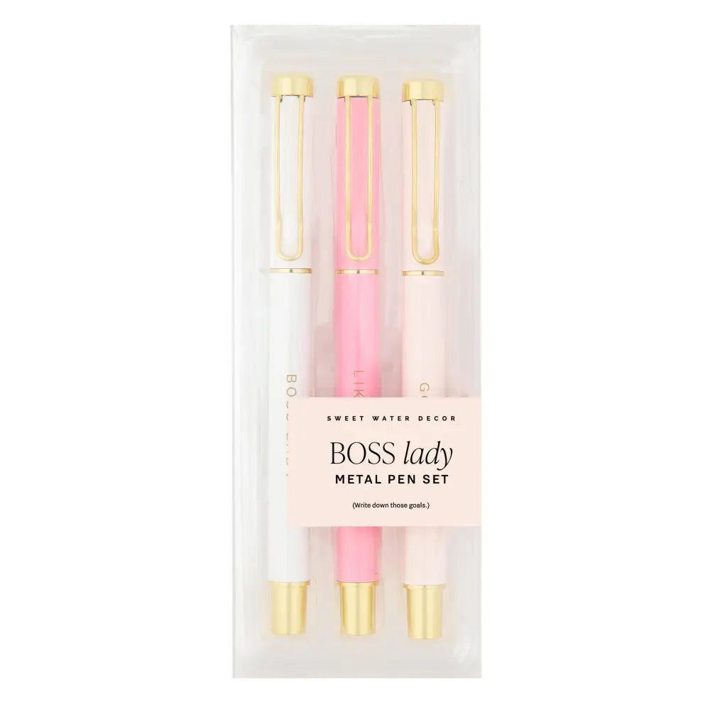 Boss Lady Metal Pen Set - Pens
