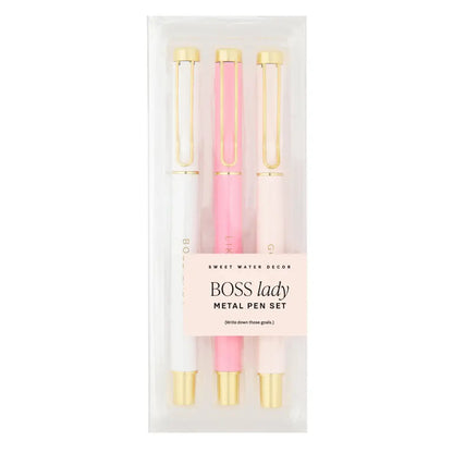 Boss Lady Metal Pen Set - Pens