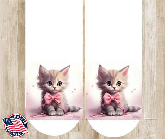 Bow-Tastic Pink Socks