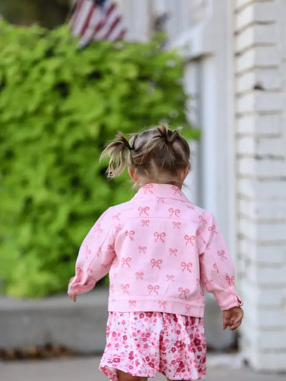 Bowtastic - Pink Coat/Jacket