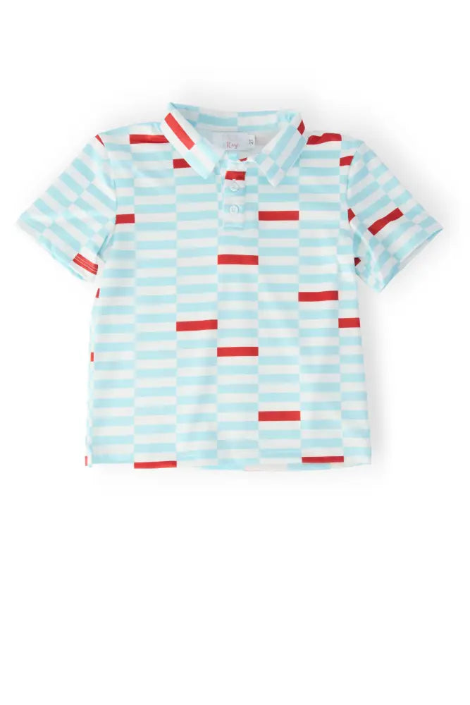Boys Block Party S/S Polo - Boys Polo - S/S