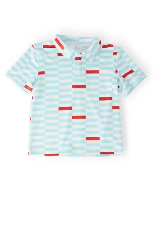 Boys Block Party S/S Polo - Boys Polo - S/S