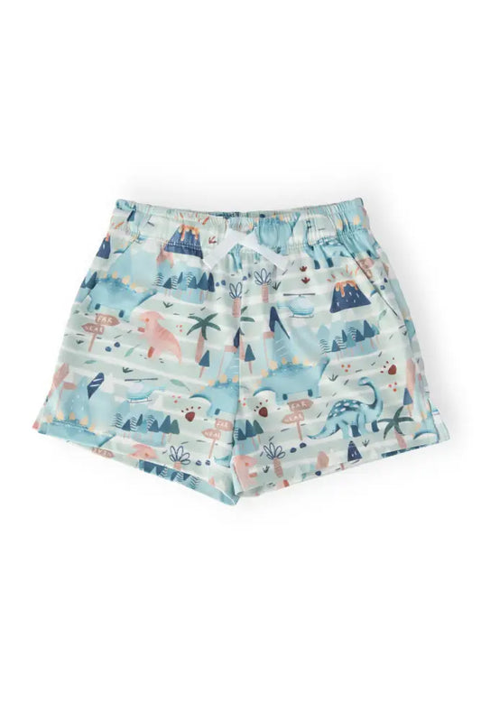 Boys Dino Tracks Play Shorts - Boys Play Shorts