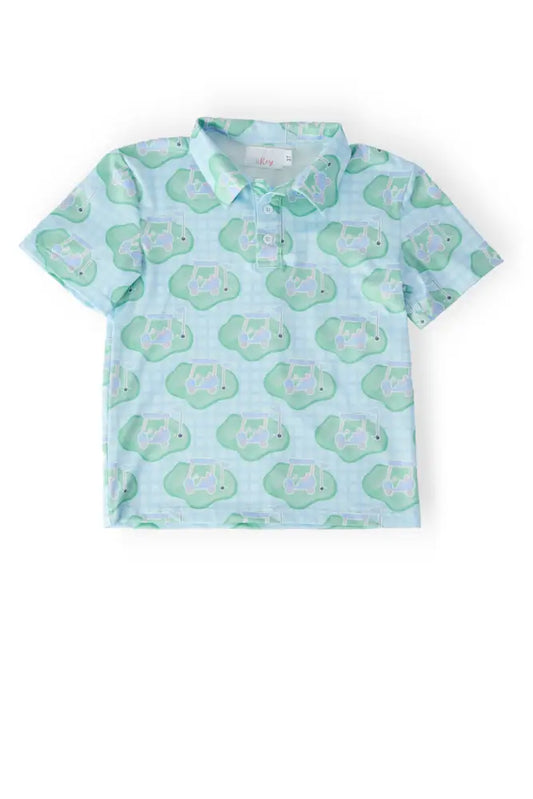 Boys He’s on the Green S/S Polo - Boys Polo - S/S